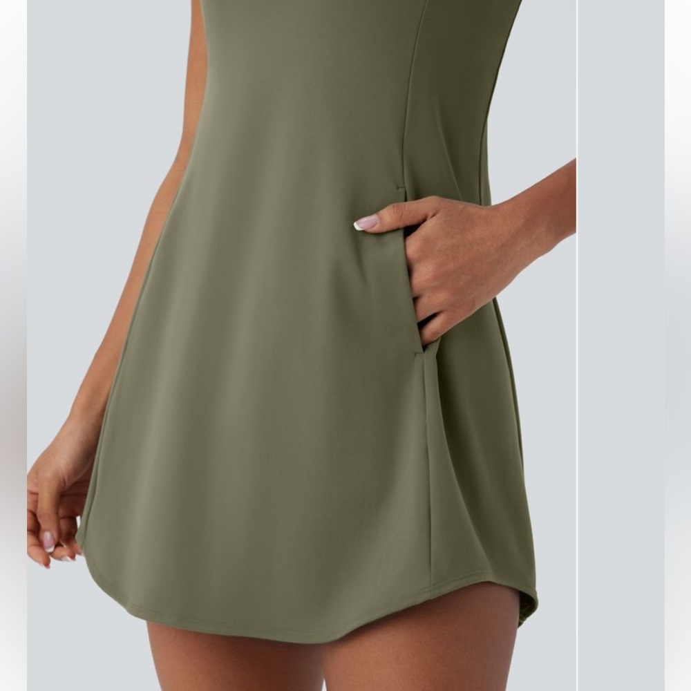 Halara | Softlyzero Plush Backless Crisscross Out… - image 4